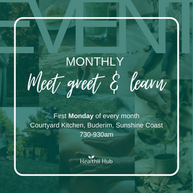 Monthly MEET, GREET & LEARN Meetup