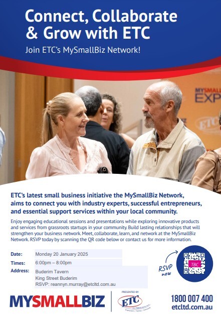 ETC Maroochydores - MySmallBiz Network 20/1/25