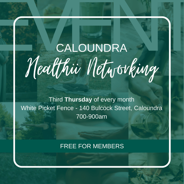 Healthii Networking - CALOUNDRA 20/3/2025